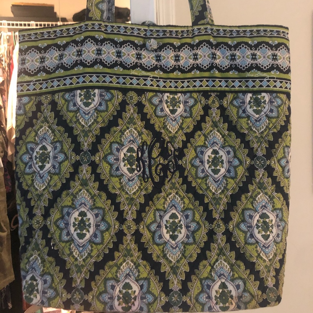 Vera Bradley tote bag - initialed KCT